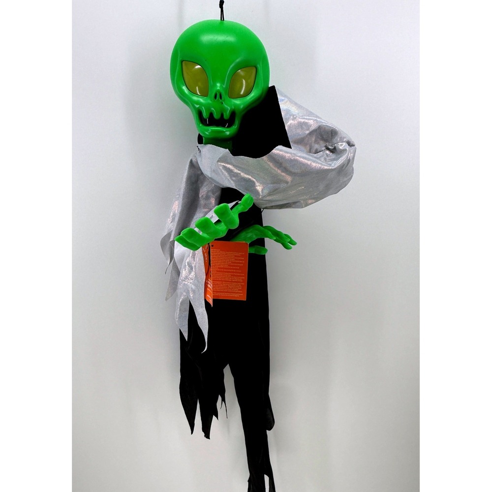 Hyde and EEK! 42" Light-Up Sound Alien Ghoul Halloween Hanging Prop